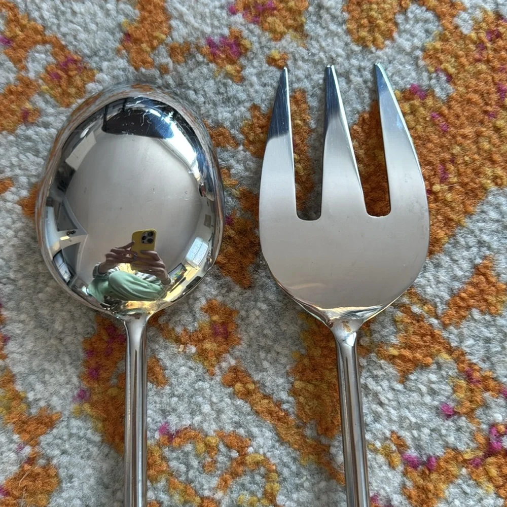 Simplydesignz Large Spoon & Fork Serveware Set